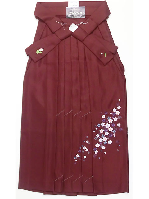 袴刺繍 タイプ1-2　桜斜め
