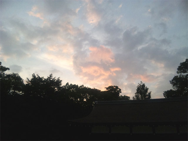 上賀茂神社　空