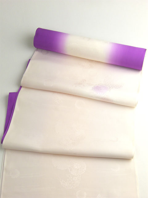 正絹 長襦袢 振袖用 紫