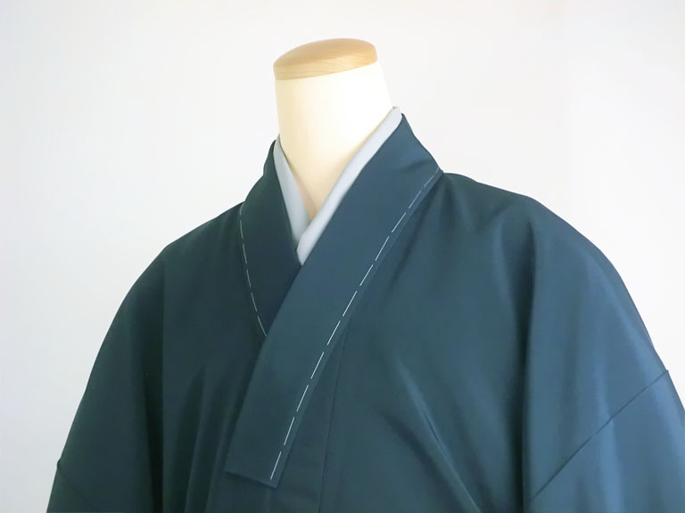 Washable kimono navy