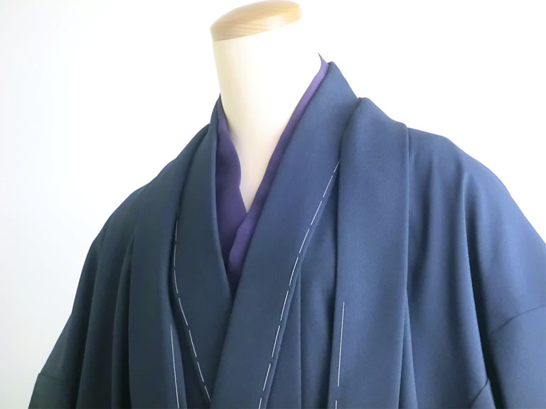 Washable kimono of crepe land