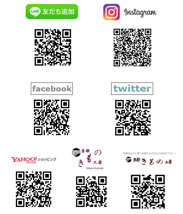 SNSと各サイト QRコード