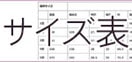 サイズ表