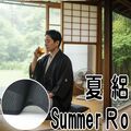 洗える着物 駒絽/夏物 男物 洗える着物 駒絽/夏物 男物