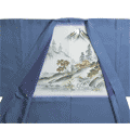Lining of Haori that drowed Japanese picture
