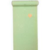 Pure silk long sleeve skirt cherry blossom blizzard ni aperture green/aperture