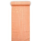 Pure silk jyuban(kimono underwear) skirt willow shibori cherry blossom blizzard pattern salmon / beige