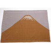 男物額裏 富士山絞り 鹿の子 渋紫/茶