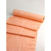 Pure silk jyuban(kimono underwear) skirt willow shibori cherry blossom blizzard pattern salmon / beige