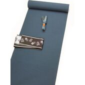 washable stumugi (pongee) kimono fablic for roll or tailoring blue (color No.1)