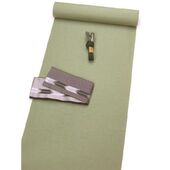 washable stumugi (pongee) kimono fablic for roll or tailoring green bamboo color (color No.18)