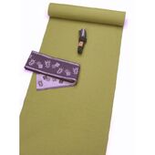 washable stumugi (pongee) kimono fablic for roll or tailoring pistachio green (color No.20)