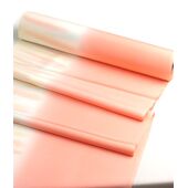 Pure Silk jyuban(kimono underwear) Hand Blurred Yuzen Salmon Pink / Seika Fabric