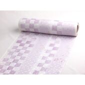 Kimono underwear shading,printed and drawed by hand by silk woven in Tango bright perple