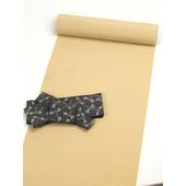 Washable Kimono Men's Kimono Manji（thin stripe） gold yellow 44cm Width No.3