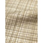 38ｃｍ幅 正絹 男物肩裏 しけ柄 茶色　生地見本