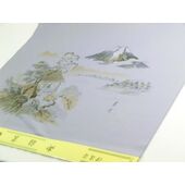 Washable men's framed lining No.1 Fujimichaya(Japanese-style café with a good view of Mt. Fuji) gray