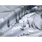 Washable Haori lining The dragon on the Mt.Fuji gray color