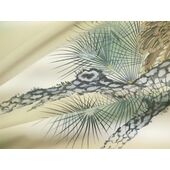 Washable Japanese picture for men's Haori lining No.4 Howk light brown beige