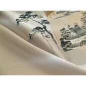 Washable Japanese picture men's framed lining No.5 Pine tree on colored paper, light brown