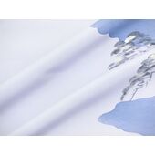 Washable Japanese picture men's framed lining No.5 Pine tree on colored paper, light brown