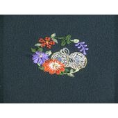 華紋 三つ紋（縫い紋・刺繍紋）加工 4番柄