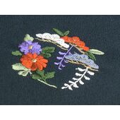 華紋 一つ紋（縫い紋・刺繍紋）加工 8番柄