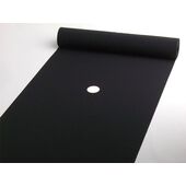 Washable Men's Kimono Luxury Habutae (Teijin Agenti) Dark Black with white circles for Montsuki kimono (fabric only)