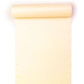 正絹長襦袢 小柄銀杏綸子 クリームイエロー無地