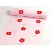 洗える長襦袢 舞妓さんのお好み襦袢 ピンク 麻の葉地紋