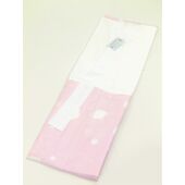 洗える一部式襦袢 水玉ちどり柄 ベリーピンク（無双袖） 高機能性生地使用