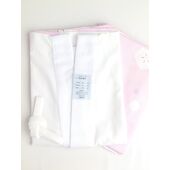 洗える二部式襦袢 水玉ちどり柄 ベリーピンク（無双袖） 高機能性生地使用