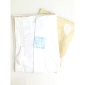 洗える二部式襦袢 水玉ちどり柄 ゴールドベージュ（無双袖） 高機能性生地使用