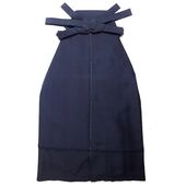 男物袴 無地羽二重 馬乗袴 黒 オーダーサイズ