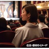 Washable Kimono Mansuji （thin stripe） Gray No.8