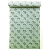 男長襦袢 『伊達小紋』 あらいそ 緑 40cm×13.5ｍ