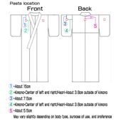 Stickers for sticking patterns, set of 6