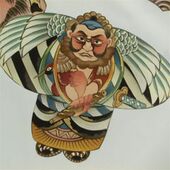 男物 額裏 緑 凧 「天竜」ブランド