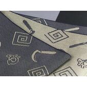 洗える角帯 かまわぬ柄 金/紺