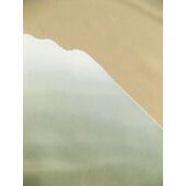 男襦袢 富士山絞り 橙と緑