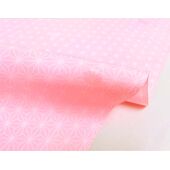 洗える長襦袢 白地にピンクに白地 麻の葉