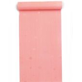 洗える長襦袢 白／赤 疋田鹿子 水玉地紋