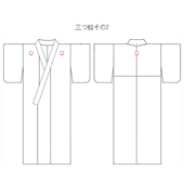 3つ紋の位置