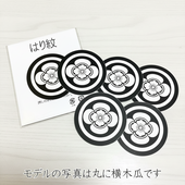 Stickers for sticking patterns crests, set of 6