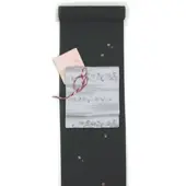 Washable Kimono with Japanese Embroidery – Black with Shikishi Design | Photocatalytic Deodorizing Shine Up Fabric