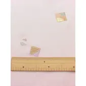 洗える着物 刺繍小紋 さくら色 光触媒消臭 色紙