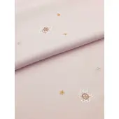 洗える着物 刺繍小紋 桜ピンク色 光触媒消臭 雪