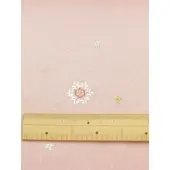 洗える着物 刺繍小紋 さんご色 光触媒消臭 雪