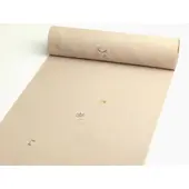 洗える着物 刺繍小紋 かぶき柄 白茶 光触媒消臭