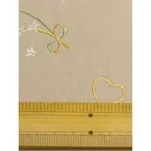 Washable Embroidered Komon Kimono – Sweets Pattern, Beige | Shine Up Deodorizing Fabric